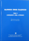 Słownik gwar śląskich Tom V