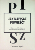 Jak napisać powieść?