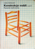 Konstrukcje mebli Część 1 rysunek techniczny