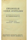 Ewangelie i dzieje apostolskie, 1936 r.