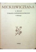 Mickiewicziana w zbiorach Tomasza Niewodniczańskiego