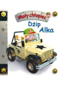 Mały chłopiec. Dżip Alka