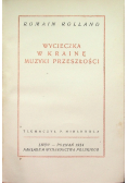 Wycieczka w krainę muzyki przeszłości, 1924 r.