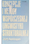 Koncepcje i metody współczesnej lingwistyki