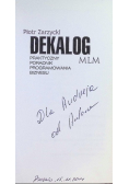 Dekalog MLM Praktyczny poradnik programowania biznesu