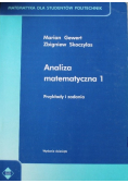 Analiza matematyczna Część 1