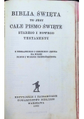 Biblia to jest całe Pismo Święte starego i nowego testamentu