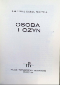 Osoba i czyn