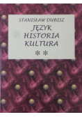 Język historia kultury