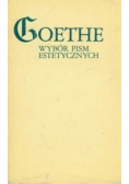 Goethe Wybór pism estetycznych