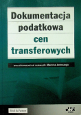 Dokumentacja podatkowa cen transferowych