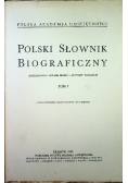 Polski słownik biograficzny Tom 1