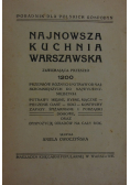 Najnowsza kuchnia warszawska 1921 r.