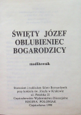 Święty Józef Oblubieniec Bogarodzicy modlitewnik
