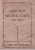 Dziennik Polskiego Sejmu Dzielnicowego w Poznaniu w grudniu 1918 r.