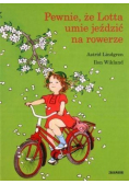 Pewnie że Lotta umie jeździć na rowerze