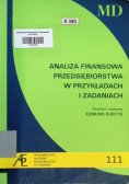 Analiza przedsiębiorstwa W Przykładach I Zadaniach