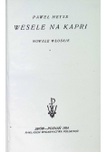 Wesele na Kapri 1924 r.