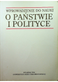 Wprowadzenie do nauki o państwie i polityce