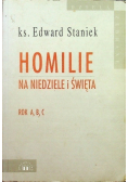 Homilie na niedziele i święta rok A B C