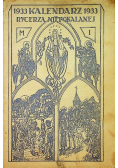 Kalendarz Rycerza Niepokalanej , 1933 r.