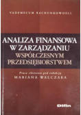 Analiza finansowa w zarządzaniu współczesnym przedsiębiorstwem