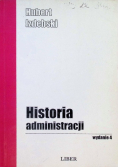 Historia administracji