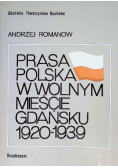 Prasa polska w Wolnym Mieście Gdańsku 1920 - 1939