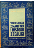 Wiadomości z nautyki i historii żeglugi