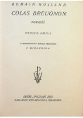 Colas Breugnon 1923 r.