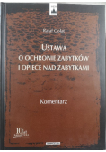 Ustawa o ochronie zabytków o opiece nad zabytkami