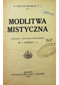 Modlitwa mistyczna, 1922 r.