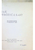 Jak Wróżyć z Kart 1933 r.
