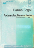 Psychoanaliza literatura i wojna