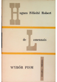 De lamennais wybór pism
