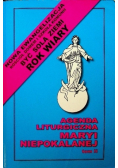 Agenda liturgiczna Maryi Niepokalanej Tom II