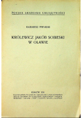 Królewicz Jakób Sobieski w Olawie 1939 r.