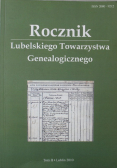 Rocznik Lubelskiego Towarzystwa Genealogicznego Tom V