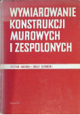 Wymiarowanie konstrukcji murowych i zespolonych