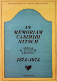 In memoriam casimiri nitsch