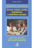 Umowa między spółką kapitałową a członkiem zarządu