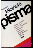 Miciński Pisma