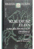O właściwościach zwierząt
