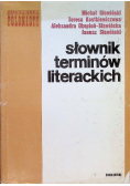 Słownik terminów literackich