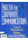 English for Corporate Communications