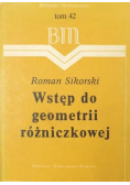 Wstęp do geometrii różniczkowej