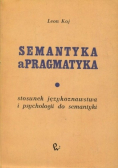 Semantyka a Pragmatyka
