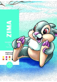 Zima. Kolorowanka antystresowa Disney. Zagadkowe rysunki