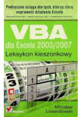 VBA dla Excela 2003 / 2007