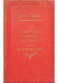 Tłómaczenia Szopena i Beethovena. Przemówienia, 1893 r.